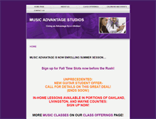 Tablet Screenshot of musicadvantage.info